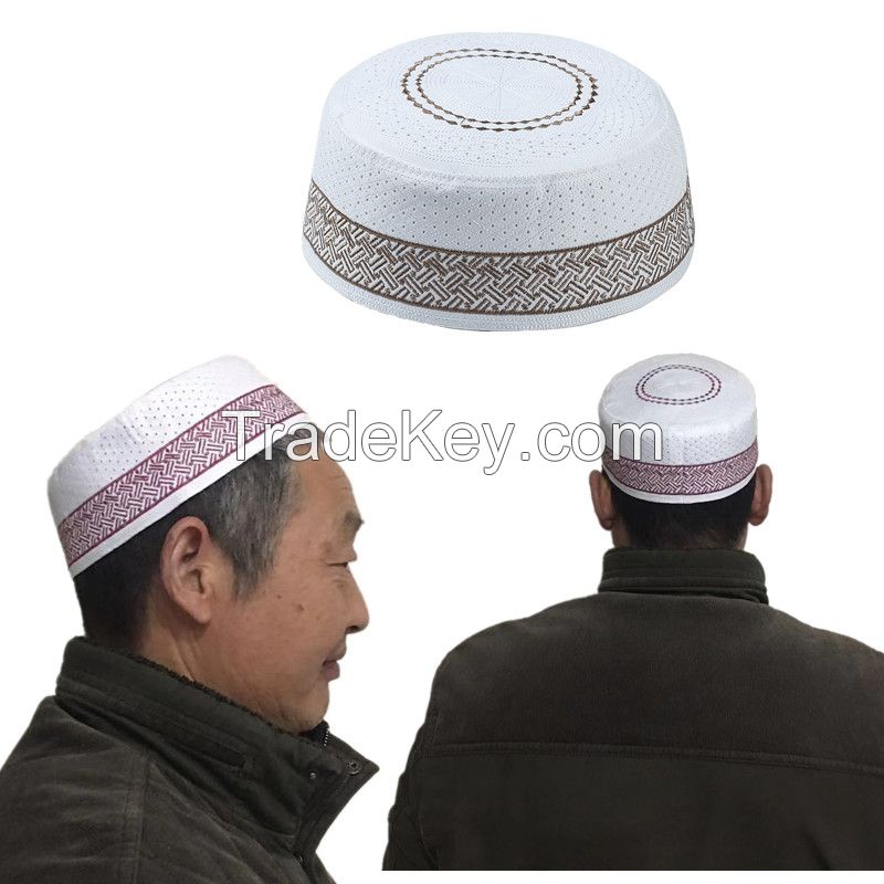 Muslim prayer hat Islam cap embroidery man hat