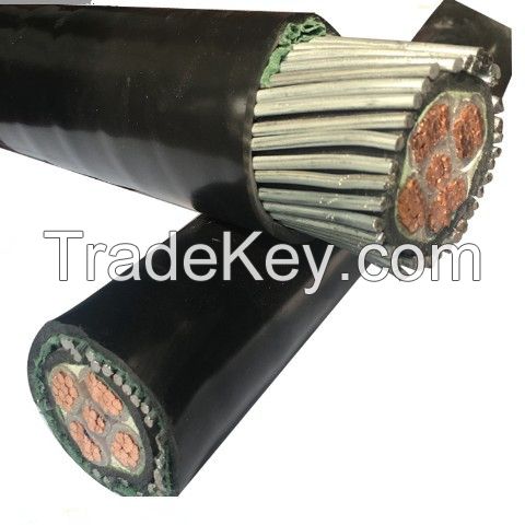 FEICHUN CABLE Electrical Copper YJV22 0.6/1KV 5X4 Power Cable For Industrial