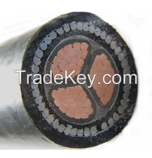 FEICHUN CABLE Electrical Copper YJV22 0.6/1KV 5X4 Power Cable For Industrial