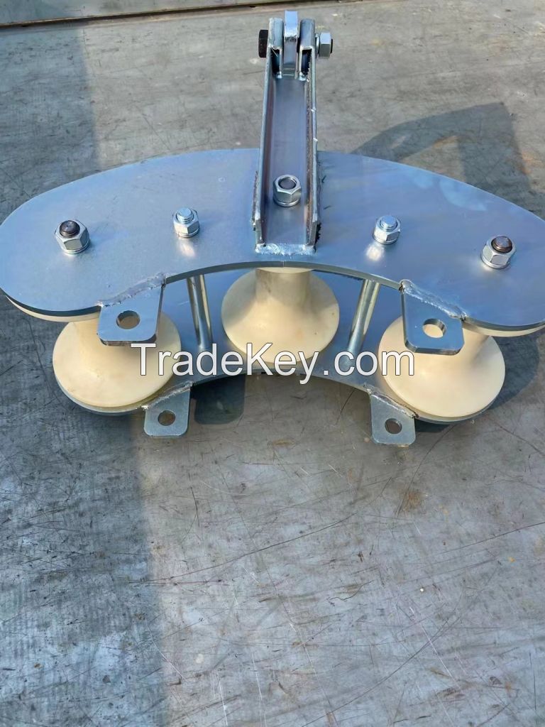 Insulated pulley nylon wheel hardware tool pay-off pulley 3T three whe