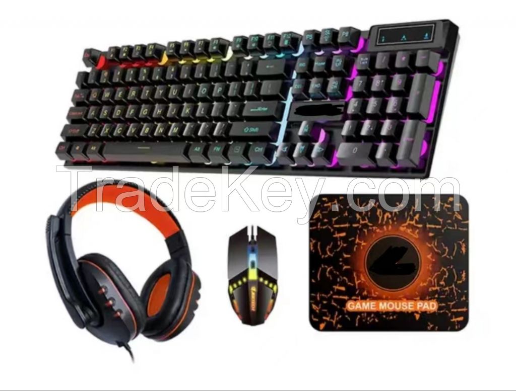 II keyboard CT4-01 Gaming Keyboard Mouse Headset Mouse Pad Combos