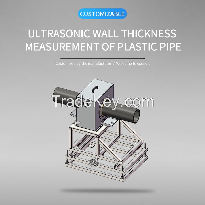 Ultrasonic wall thickness measurement of plastic pipes, customized products