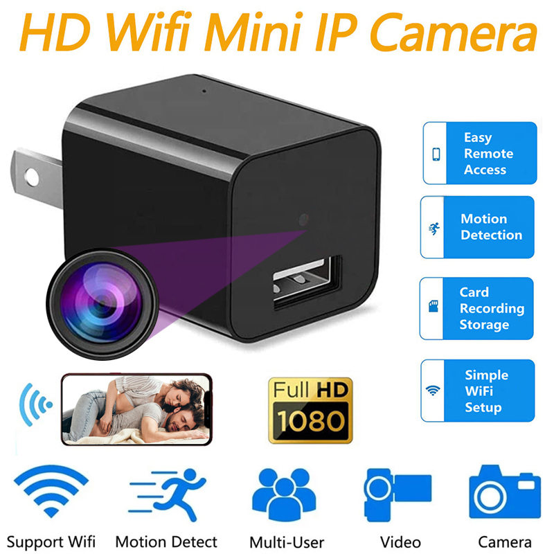 HD Mini Camera Surveillance 1080p Wireless USB Charger Cameras