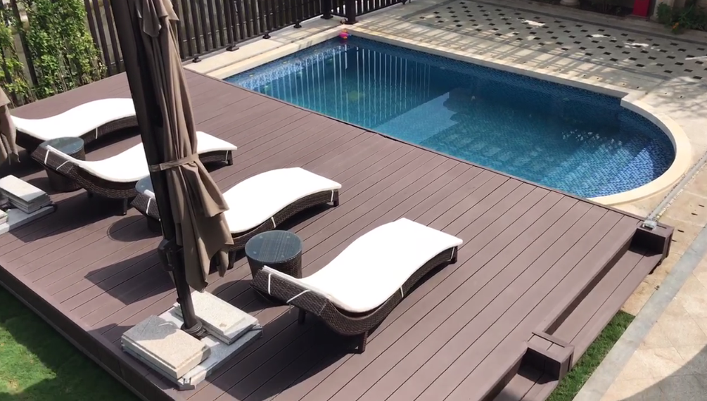 Automatic Sliding H-line Swim Pool Deck
