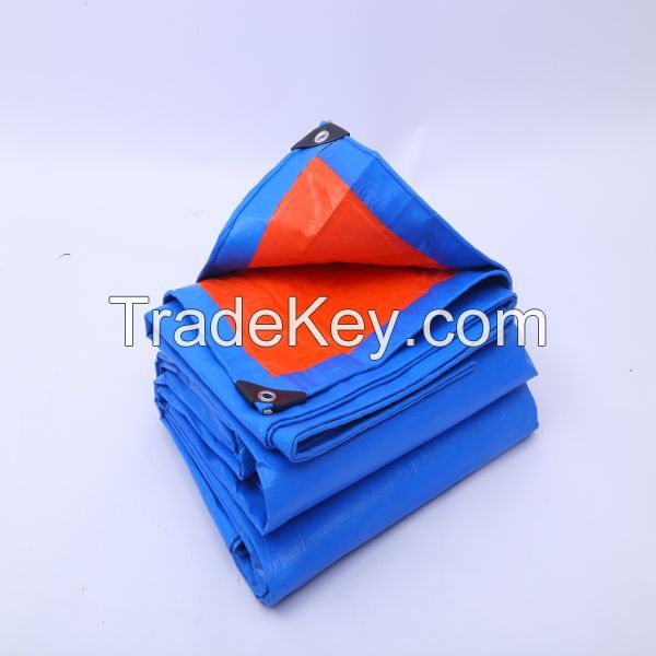 HDPE Blue Light Weight PE Tarpaulin Garden Protective Woven Fabric Cov