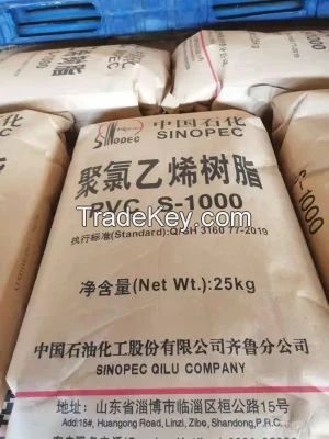Faxtory Directly Supplly Sinopec S1000 S700 PVC Resin S1000