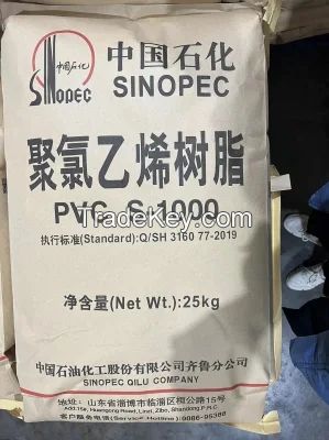 High Pure White Powder Ethylene Based PVC Resin S1000 S800 S1300