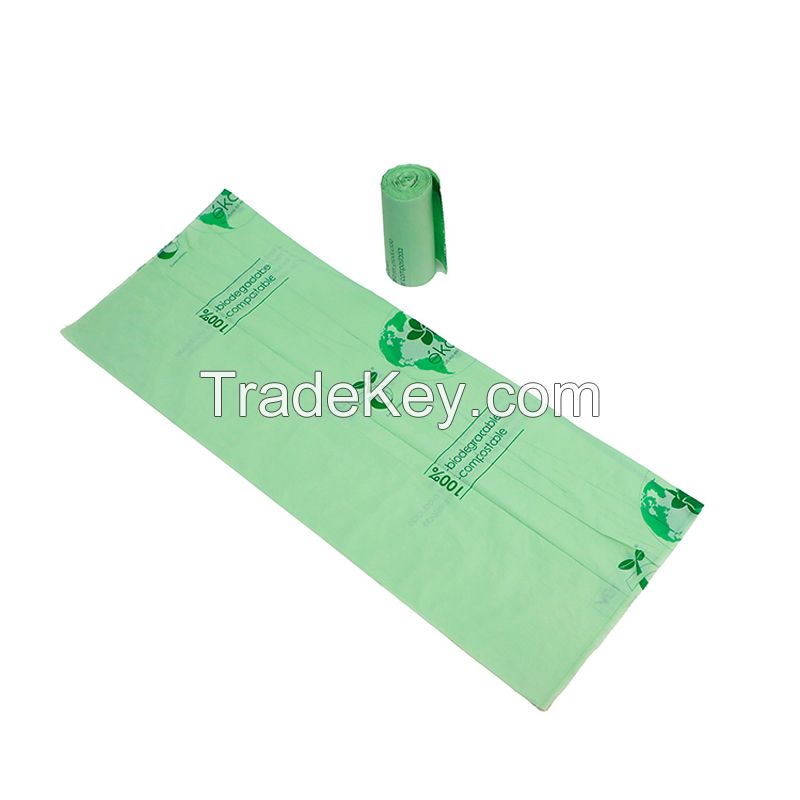 Biodegradable Bags Compostable Trash Bags Manufacturer with FDA Certificate for Kitchen/Hospital/Outdoor/Indoor/School/Home/Factory