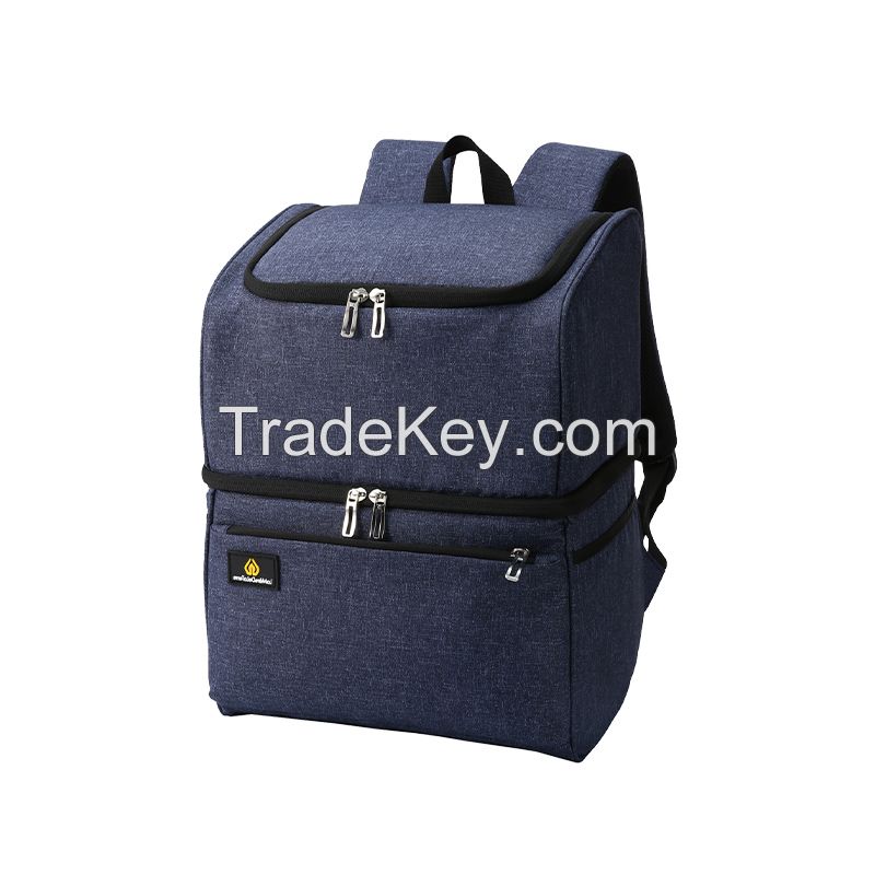 Large capacity insulated shoulder bag