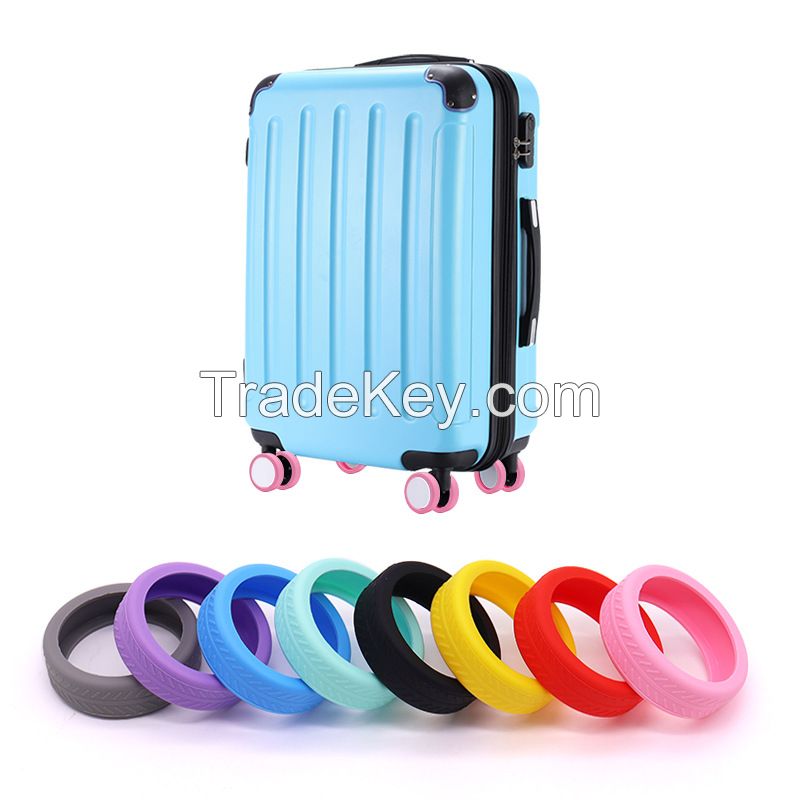 Luggage mute cover universal wheel silicone cover wear-resistant noise-resistant caster cover non-slip shock absorber luggage accessories