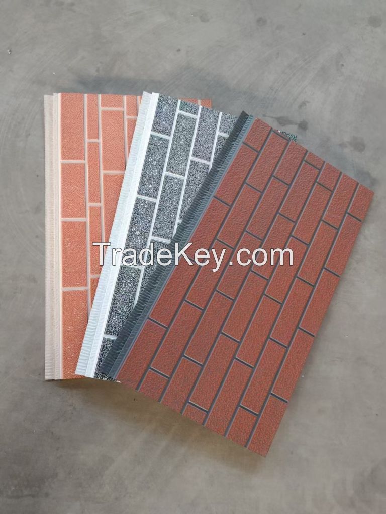 Metal carving insulation integrated board