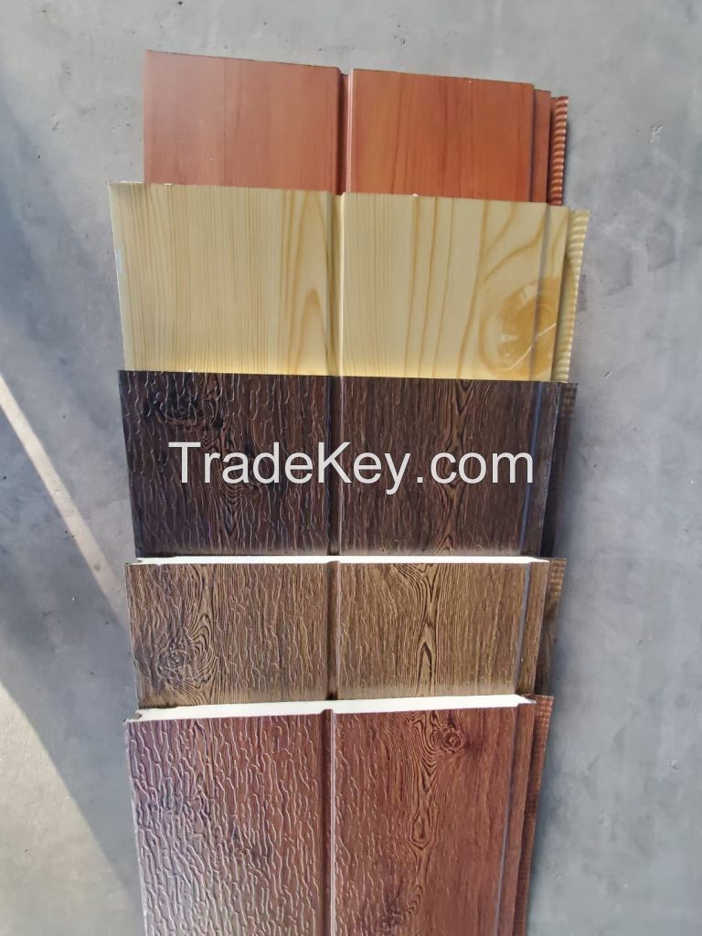 Metal carving insulation integrated board