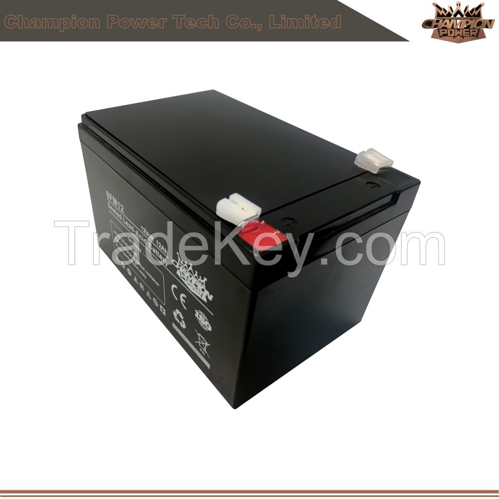 sealed lead acid battery of 12v12ah for Motocycle/electric vehicle