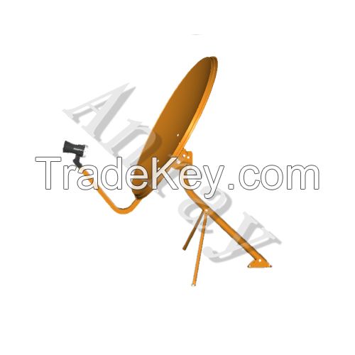 Hot sales 60CM Ku-band offset satellite dish antenna, high gain, high Wind resistance