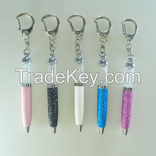 Crystal Mini pen with keychain