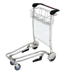 4 Wheels   ( 201 Stainless steel ) / or ( Q235 carbon Steel )Airport Luggage Trolley