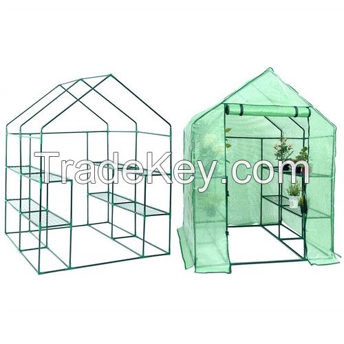 GOTHIC TUNNEL GREENHOUSE CLEAR - WALK IN NURSERY HOTHOUSE Walk-in Greenhouse-Grow Plants