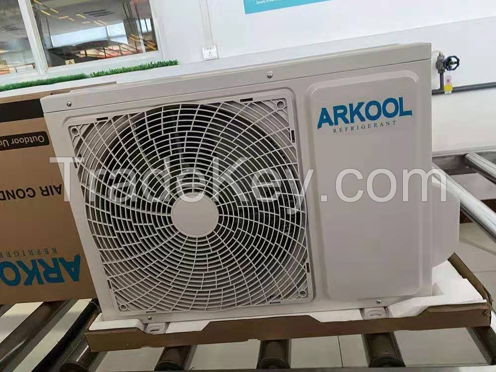 Arkool brand split air conditioner R410A, COOLIN WITH 3M CONNECTING COPPER PIPE
