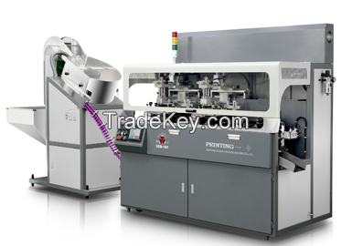 2 color silkscreen machine for cosmetic tubes