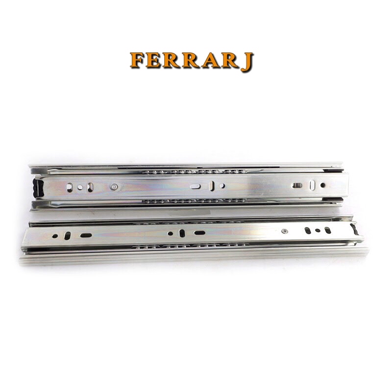 FERRARJ 45mm width three sections 3-folds full extesnion telescopic ball bearing drawer slide