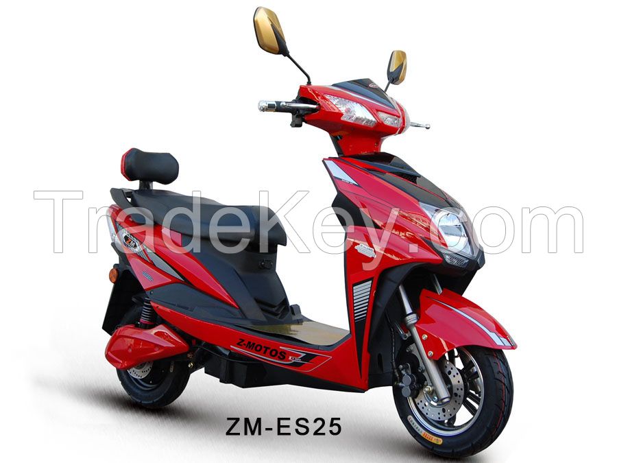 Electric mtorcycle ES25 with different motors and batteries