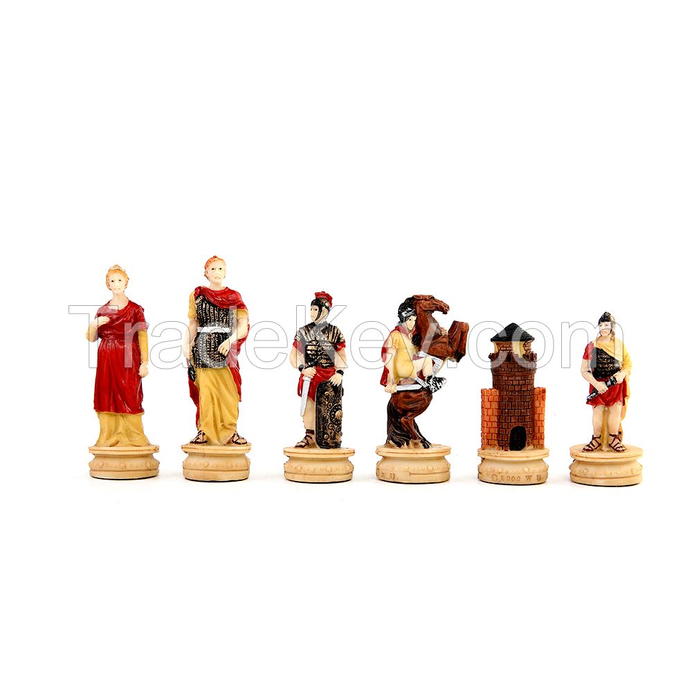 Greco Roman theme resin  chess set