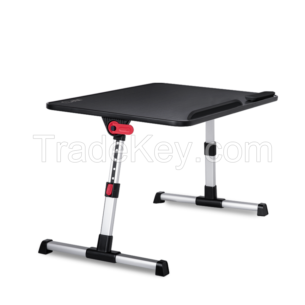 Factory price folding table height adjustable desk bedside table portable laptop stand for bed standing laptop table