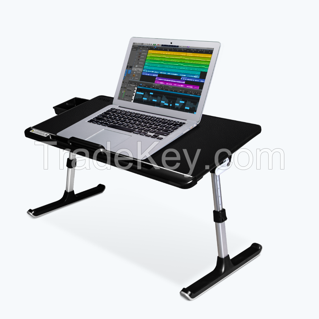  Original design folding table height adjustable desk bedside table portable laptop stand for bed standing laptop table