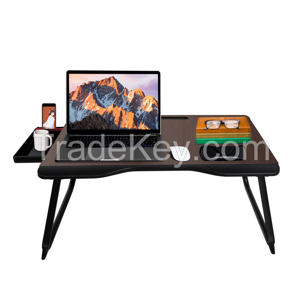 Original design folding table height adjustable desk bedside table portable laptop stand for bed standing laptop table