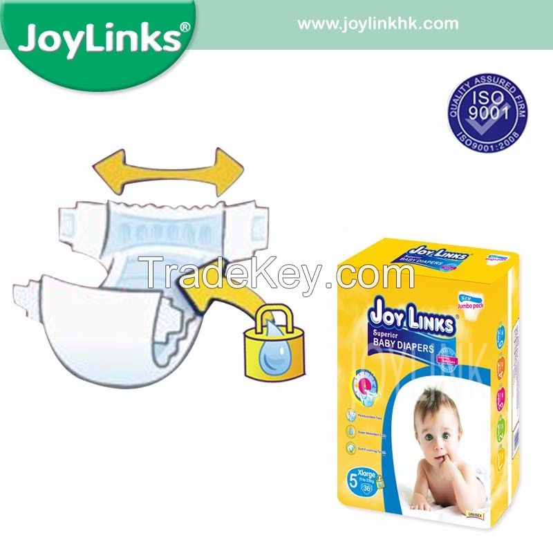 Disposable Baby Diaper with Blue Adl