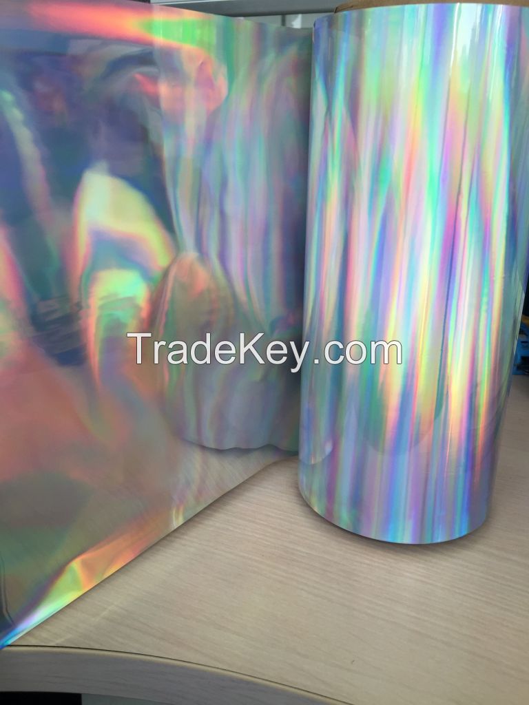 polyester rainbow holographic film