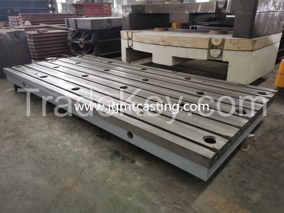 Cast Iron T Slotted Floor Plates