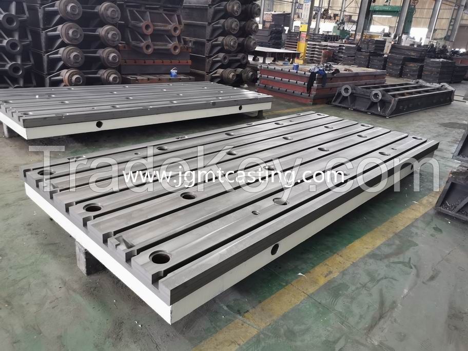 Cast Iron T Slotted Floor Plates