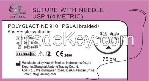 PGLA, Polyglactine 910 sutures