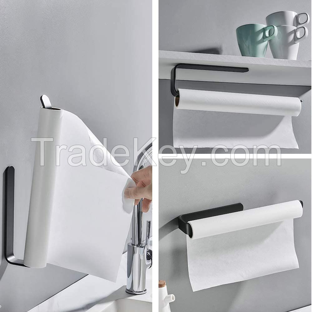 Danpoo Paper Towel Holder/Towel Holder/Hand Towel Hanging Self-Adhesive Hanging on The Wall