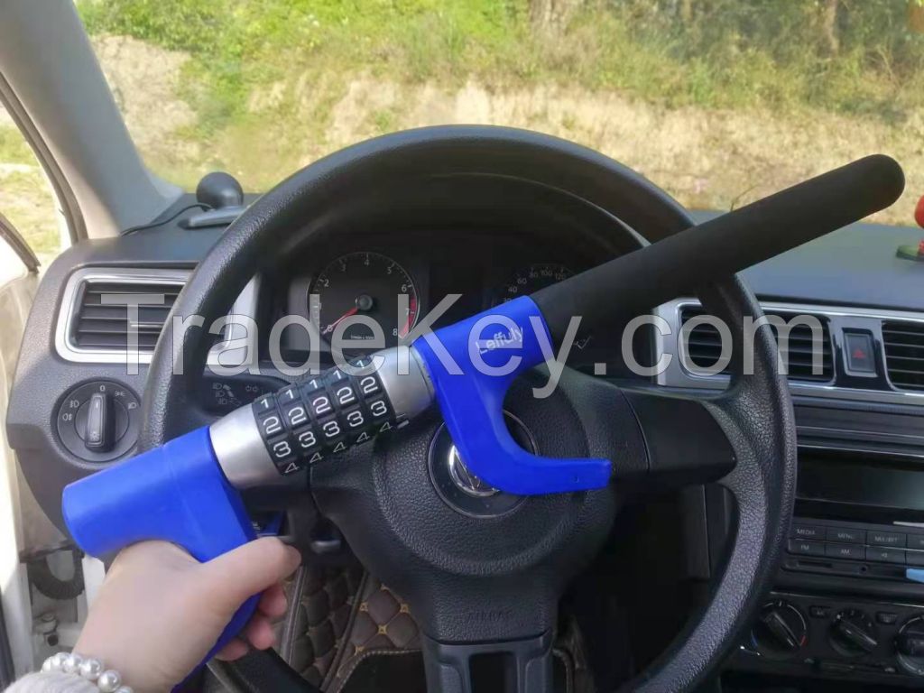 Leffuly code-car steering wheel lock with high quality