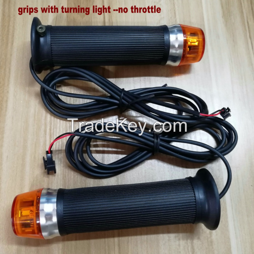 standard grips with turning light bicycle electric bike scooter MTB tr