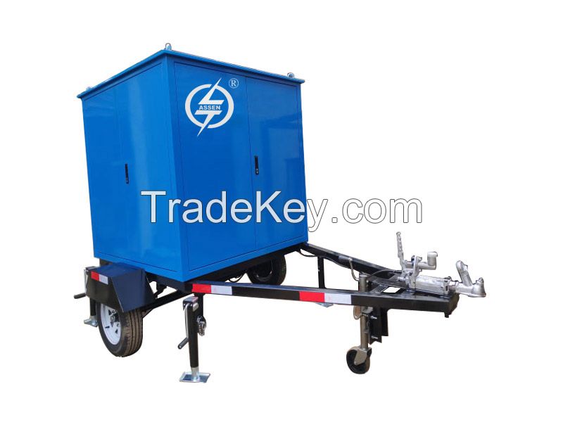 Trolley mounted Transformer Oil Treatment Plant,Mobile Oil Treatment Machine