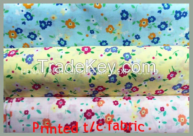 Polyester/cotton Printed Poplin Fabric