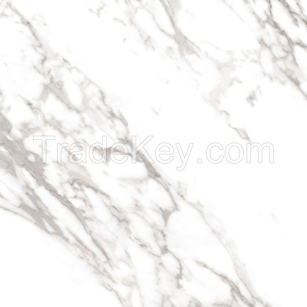 New Coming 24''x24'' White Fullbody Polished Marble Porcelain Floor Tiles