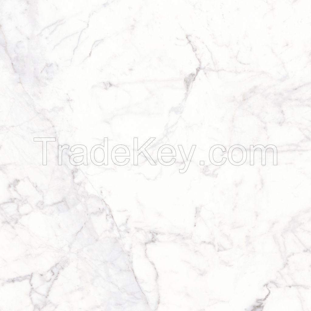 New Arrival 600x600mm White Fullbody Polished Marble Porcelain Floor Tiles