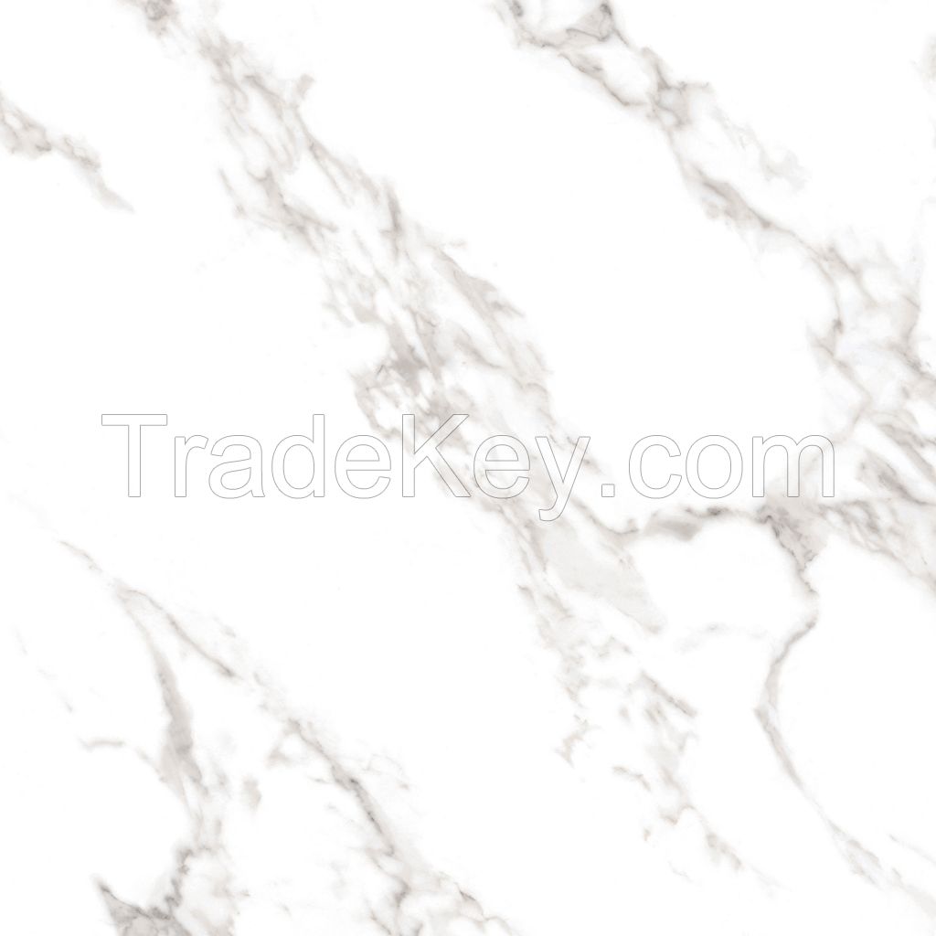 New Coming 24''x24'' White Fullbody Polished Marble Porcelain Floor Tiles