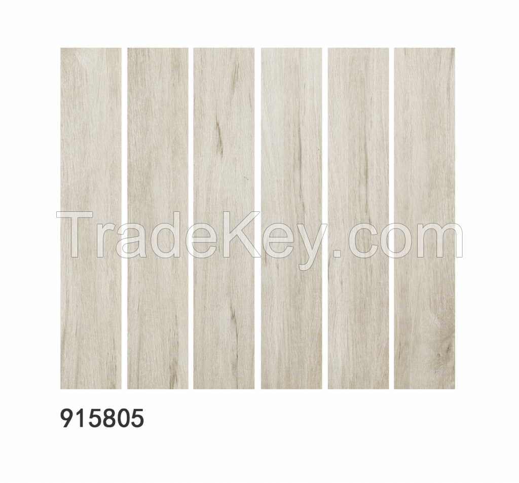150*900mm Rectified Wooden Porcelain Floor Tiles
