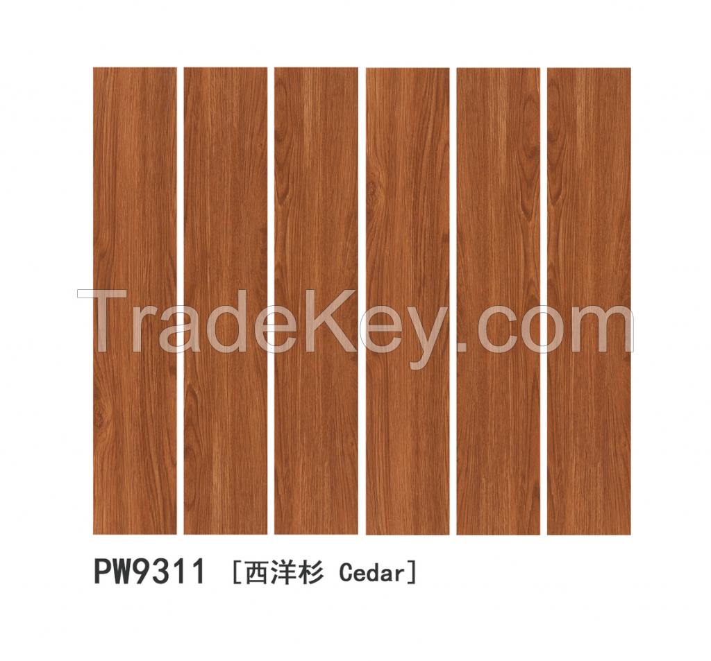 6''x36'' Quality Rectified Wood Imitated Porcelain Floor Tiles