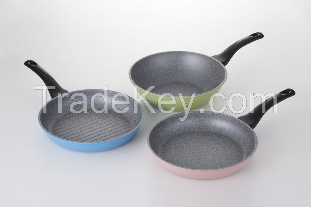 Stone Coating non-stick cookwares