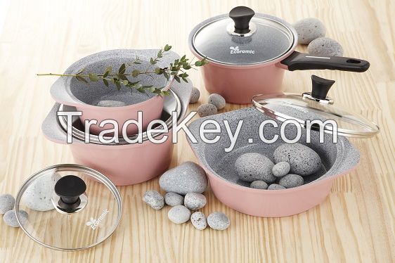 Ceramic Coating Layer of  Non-Stick Curling Stone coating Sauce Pot
