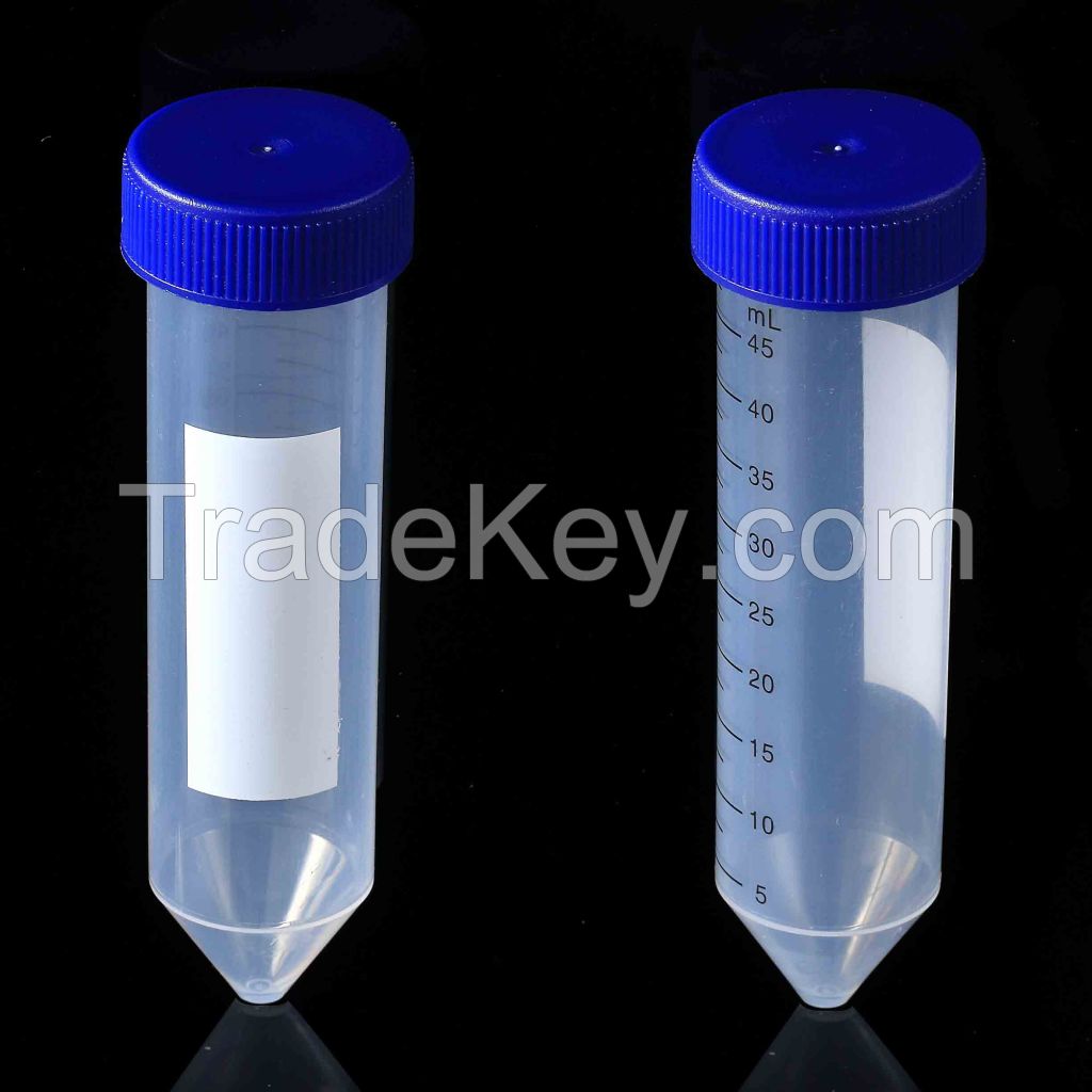 50ml Conical Centrifuge Tubes with Flat Caps