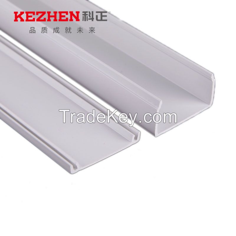 PVC Electrical Solid Cable Trunking with Adhesive Glue
