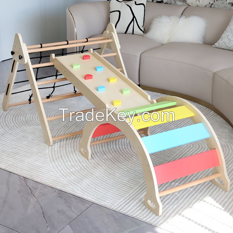 Outdoor Wooden Toys Kid's Wooden Toys Wooden Climbing Frame Toys