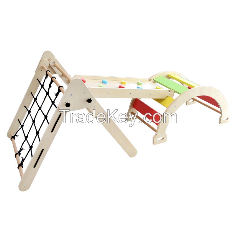 Outdoor Wooden Toys Kid's Wooden Toys Wooden Climbing Frame Toys